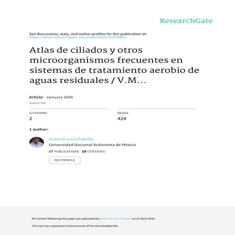 Atlas de ciliados y otros