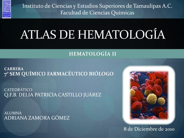 ATLAS DE HEMATOLOGÍA