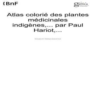 Atlas des plantes médicinales de Fr...