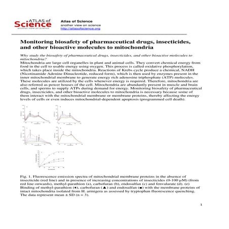 Monitoring biosafety of pharmaceutical drugs, insecticides,and other bioactiv...