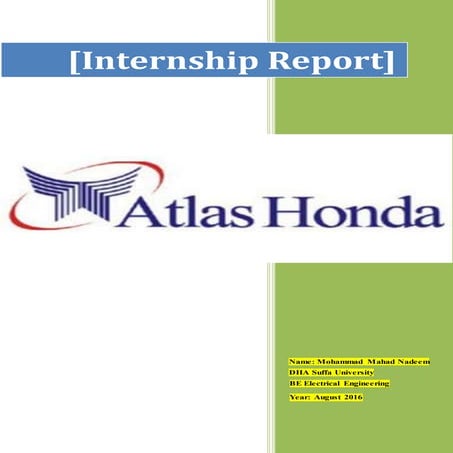 Atlas Internship report