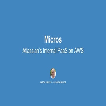 AWS User Group Sydney - Atlassian 5-10-16