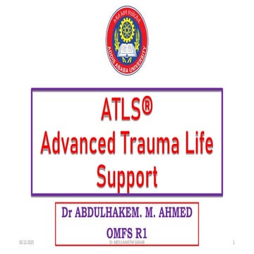 ATLS® Advanced Trauma Life Support.pdf. (overview), Dr Sanjab