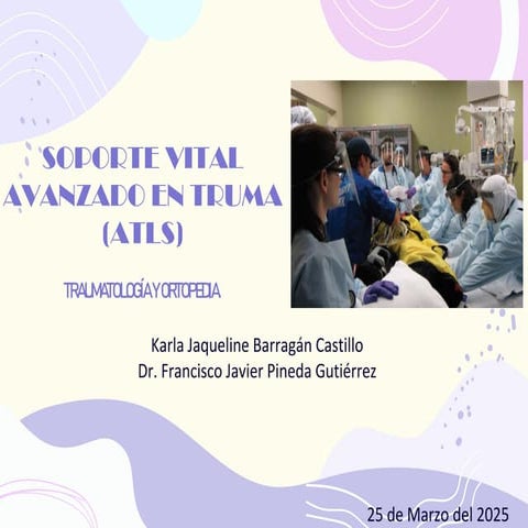 ATLS soporte vital avanzado. traumatologia | PDF