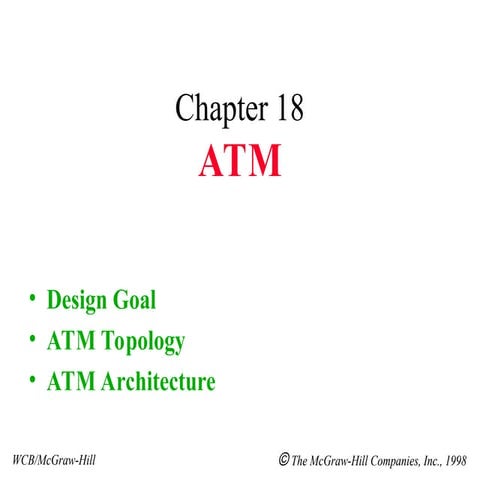 ATM cell based network in computer networks | PPT