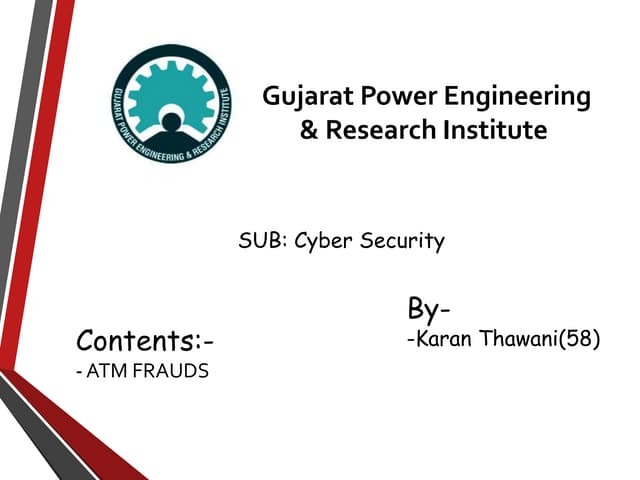 Atm frauds