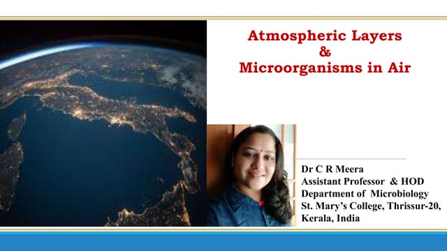 Atmospheric layers & microbes in air