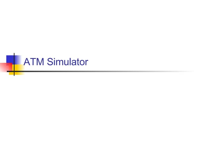 Atm Simulator