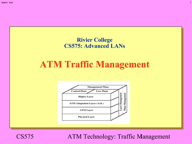 Atm traffic management  geekssay.com