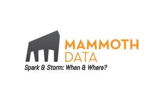 All Things Open - Spark & Storm - Where & When?