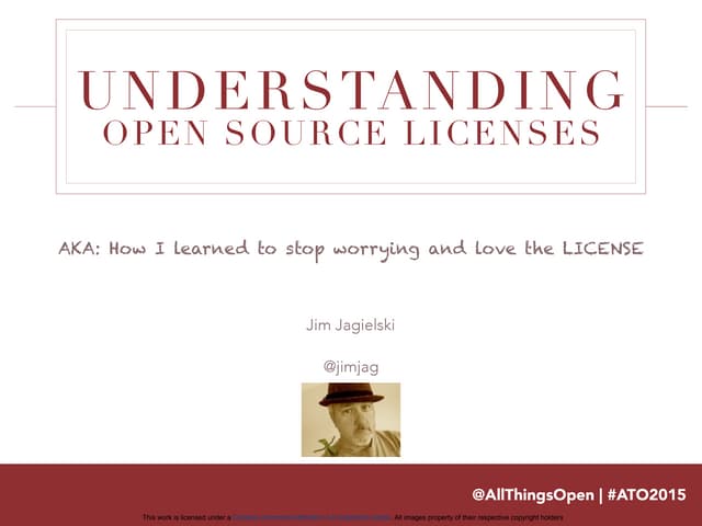 Understanding Open Source Licenses