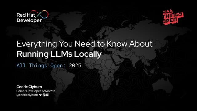 Everything You Need to Know About Running LLMs Locally