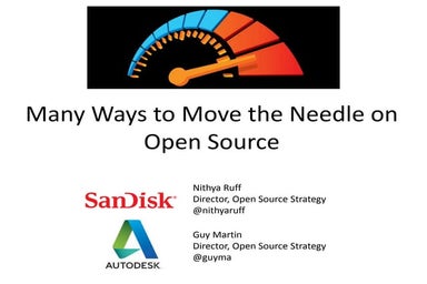 Many Ways to Move the Needle on Open Source
