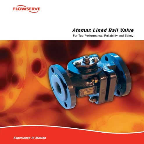 Lined Ball Valves Provide Corrosion Protection