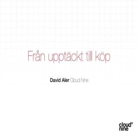 Från upptäckt till köp - mobil ehandel