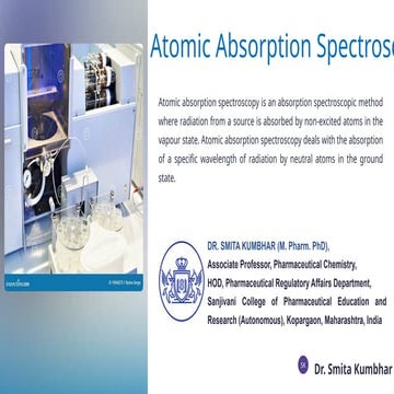 Atomic Absorption Spectrophotometry: A Comprehensive Overview
