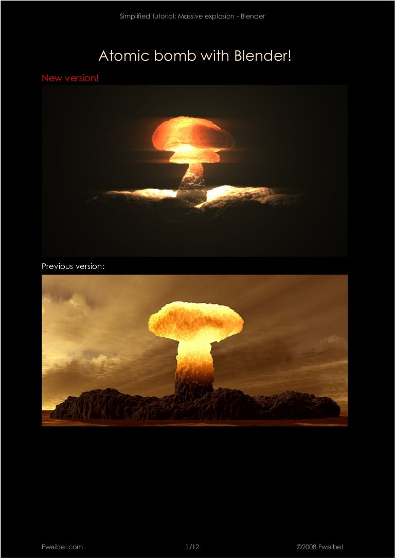 Atomic Bomb Tutorial En