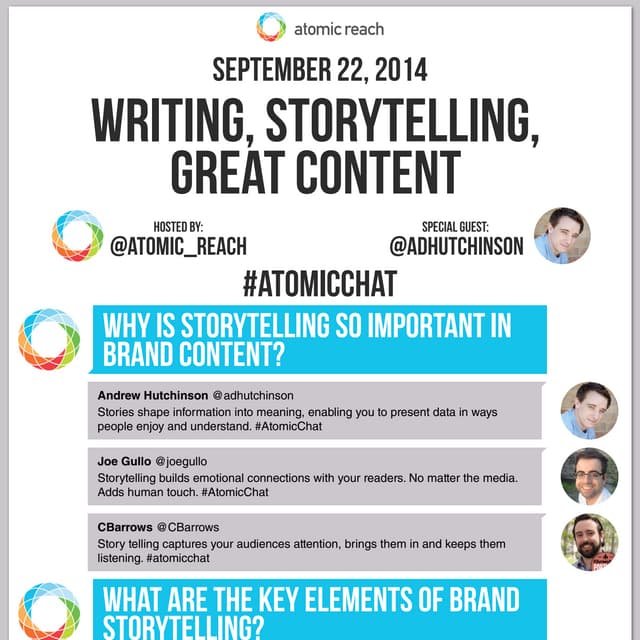 Writing, Storytelling, Great Content