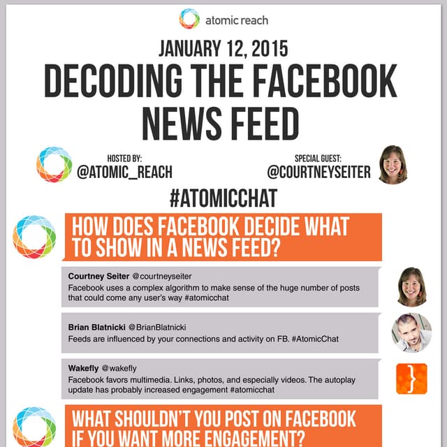 #AtomicChat: Decoding the Facebook News Feed