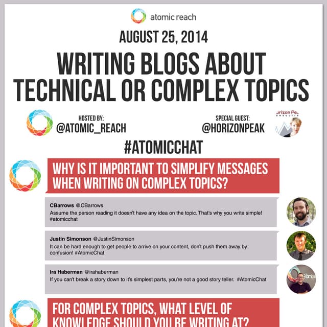 Writing Blogs About Technical or Complex Topics