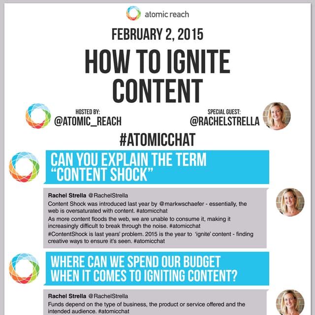#AtomicChat: How To Ignite Content