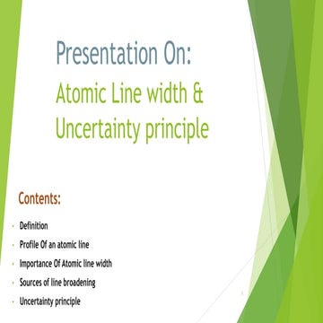 Atomic line width
