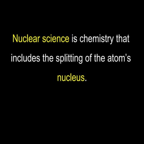 Nuclear Science