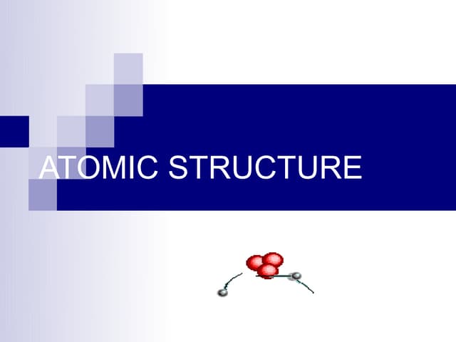 Structure of atom ppt