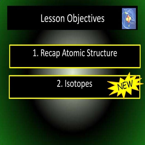 Atomic Structure   Isotopes