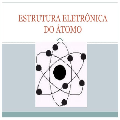 atomistica estrutura eletronica do atomo