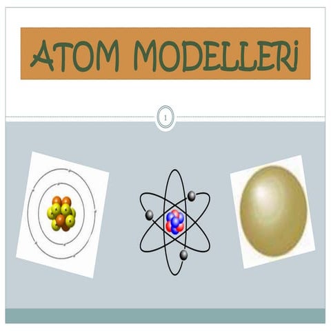Atom modelleri kopya | PPTX