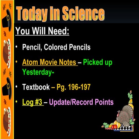 Atom Movie Notes Day 2