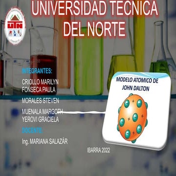 Modelo Atómico de Dalton | PPTX