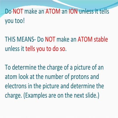 Atoms and Molecules