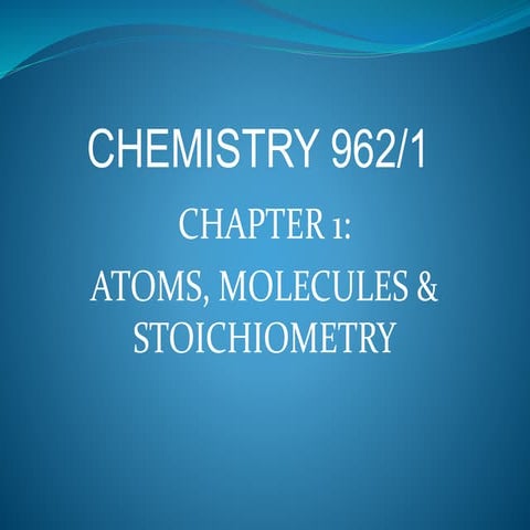 ATOMS, MOLECULES & STOICHIOMETRY.pptx