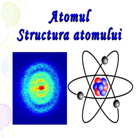 Atomul. Structura atomului