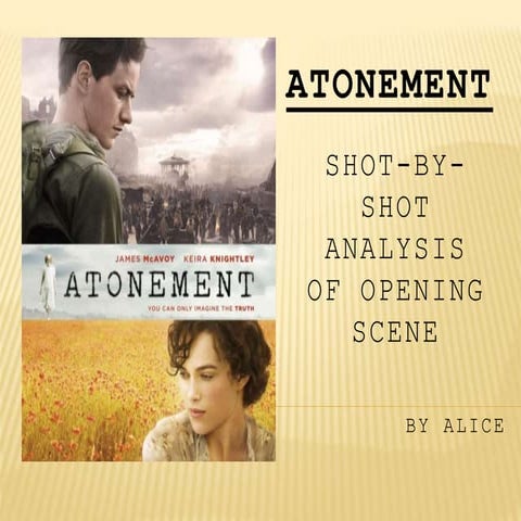 Atonement Film Opening Analysis