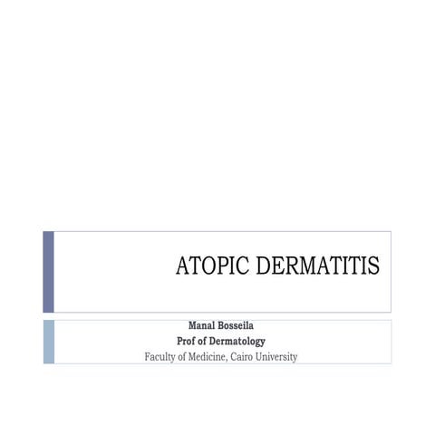 Atopic dermatitis