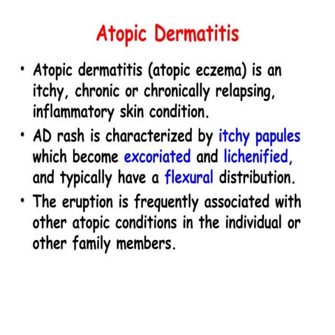 Comprehensive Overview of Atopic Dermatitis: Causes, Phases, and ...