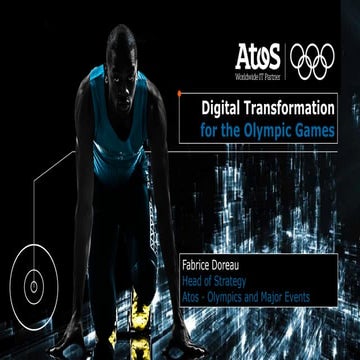 La transformation numérique des Jeux Olympiques,  en route pour Rio2016