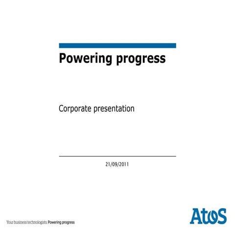 Atos Powering progress
