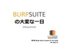 BurpSuiteの大変な一日