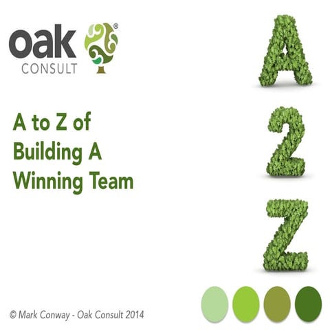 A to Z of Building a Winning Team
