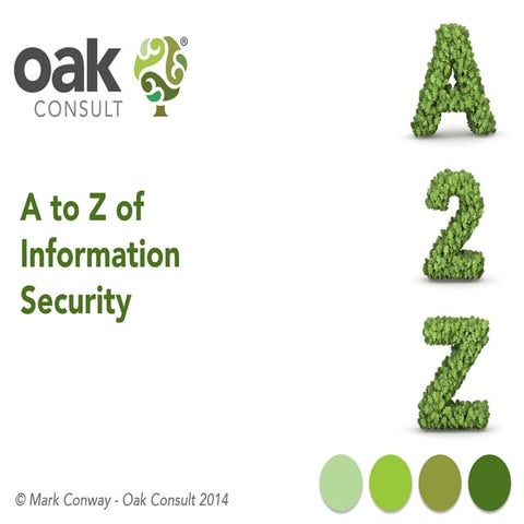A to Z of Information Security Management