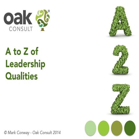 A to Z of Leadership Qualities