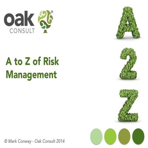 A to Z of Risk Management
