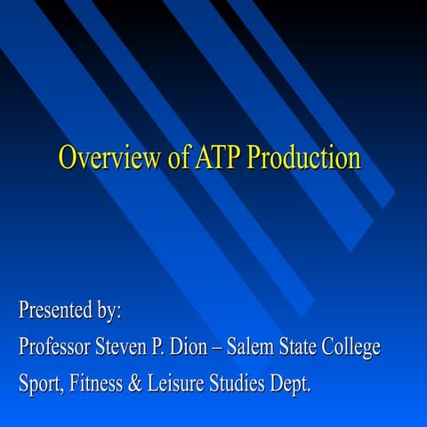 Atp production | PPT