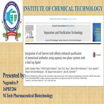 Aqueous Two Phase Extraction 