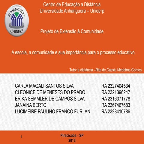 Atps projeto de extensao_a_comunidade