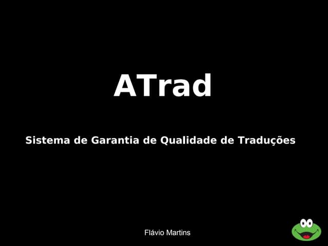 ATrad - Sistema de Garantia de Qualidade de Traduções